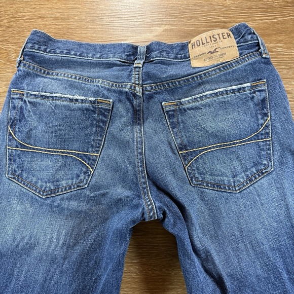 Hollister Men's Classic Straight Jeans W31 L32 Medium Wash 100% Cotton Denim - Picture 13 of 14